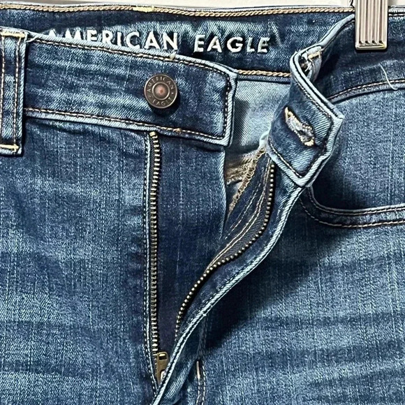 American Eagle Next Level Stretch Highest Rise Short Jegging Jeans - Picture 6 of 14
